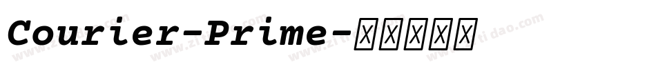 Courier-Prime字体转换