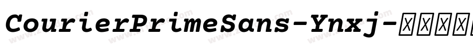 CourierPrimeSans-Ynxj字体转换