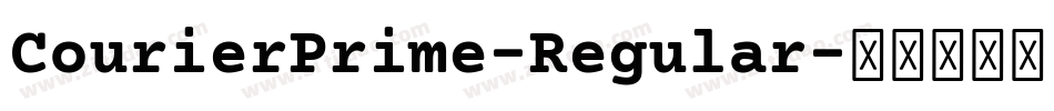 CourierPrime-Regular字体转换