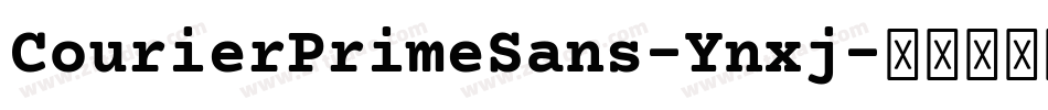 CourierPrimeSans-Ynxj字体转换
