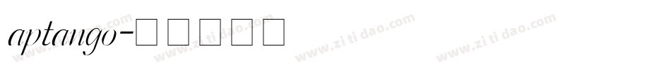 aptango字体转换