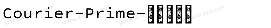 Courier-Prime字体转换
