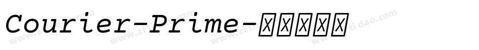 Courier-Prime字体转换