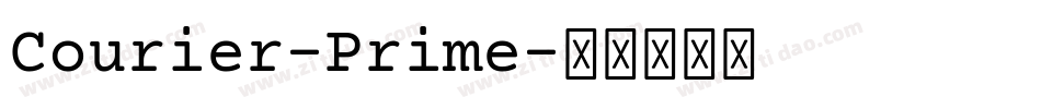 Courier-Prime字体转换