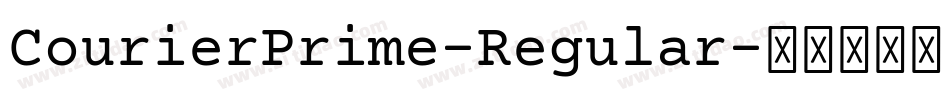 CourierPrime-Regular字体转换
