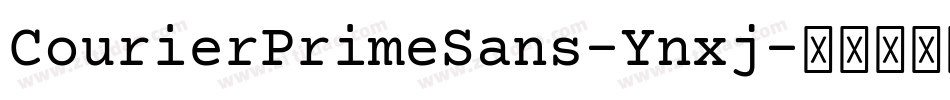 CourierPrimeSans-Ynxj字体转换