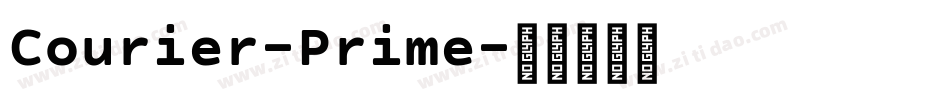 Courier-Prime字体转换