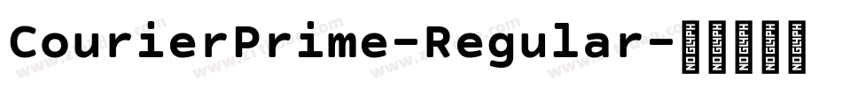 CourierPrime-Regular字体转换