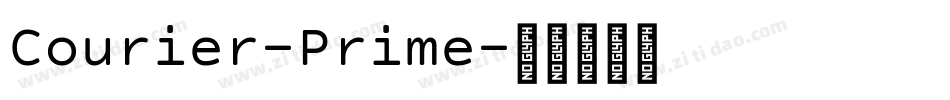 Courier-Prime字体转换