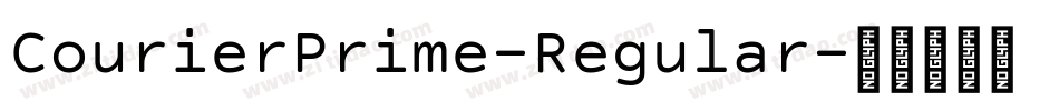 CourierPrime-Regular字体转换