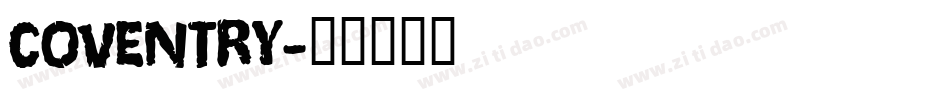 COVENTRY字体转换
