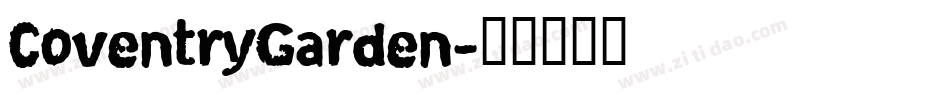 CoventryGarden字体转换