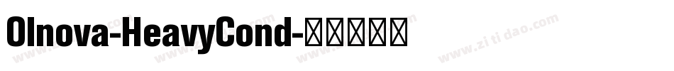 Olnova-HeavyCond字体转换 Olnova-HeavyCond字体转换