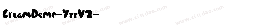 CreamDemo-YzzV2字体转换