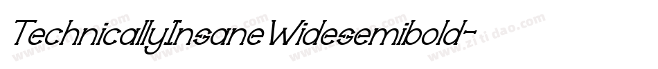 TechnicallyInsaneWidesemibold-EJEW字体转换 TechnicallyInsaneWidesemibold-EJEW字体转换