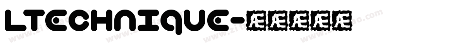 LTechnique字体转换