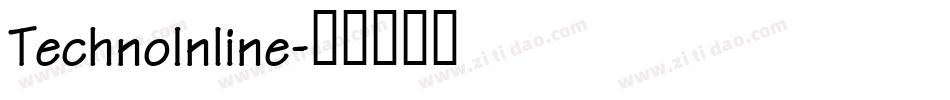 TechnoInline字体转换