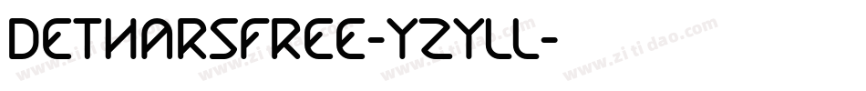 DetharsFree-YzylL字体转换