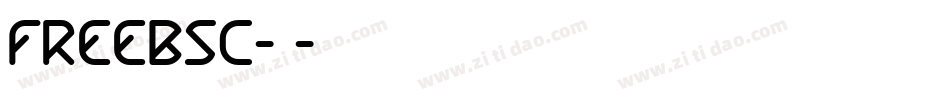 FREEBSC-2字体转换