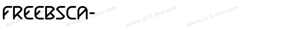 FREEBSCA字体转换