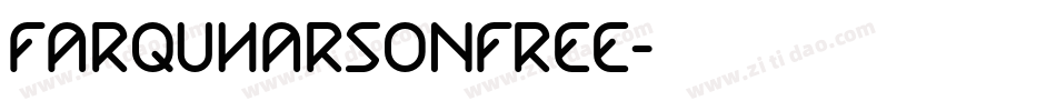 FarquharsonFree字体转换