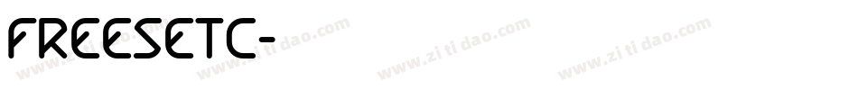 FreeSetC字体转换