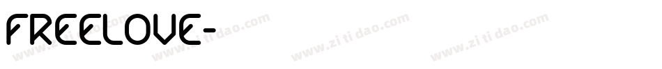 Freelove字体转换