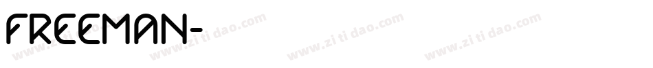 Freeman字体转换