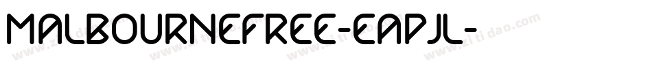 MalbourneFree-Eapjl字体转换