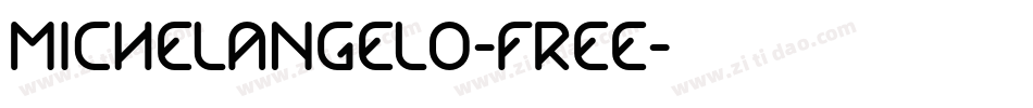 Michelangelo-FREE字体转换