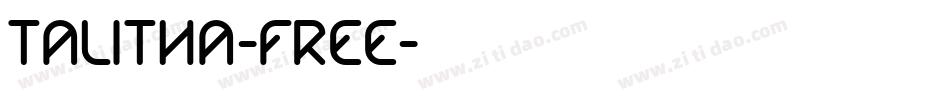 Talitha-free字体转换