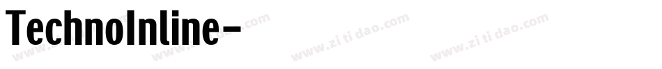 TechnoInline字体转换