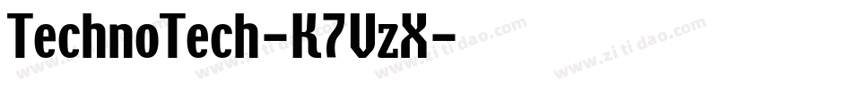 TechnoTech-K7VzX字体转换