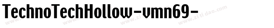 TechnoTechHollow-vmn69字体转换