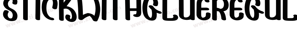 StickWithGlueRegularFonty-AeGM字体转换