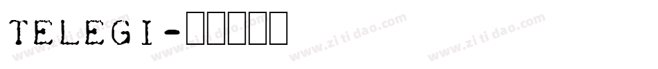 Telegi字体转换