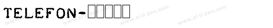Telefon字体转换