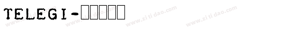 Telegi字体转换