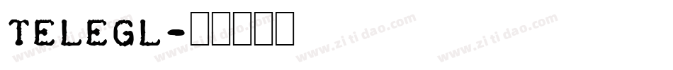 Telegl字体转换