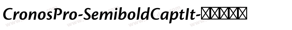 CronosPro-SemiboldCaptIt字体转换