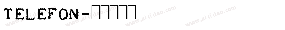 Telefon字体转换