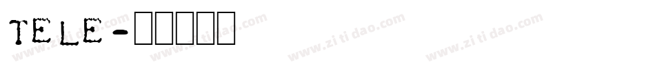 Tele字体转换