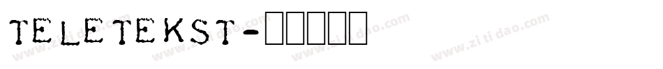 TeleTekst字体转换