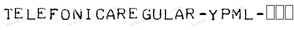 TelefonicaRegular-YPmL字体转换
