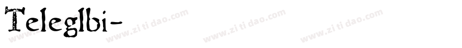 Teleglbi字体转换