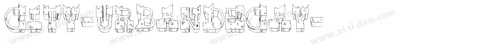 City-UrbanDecay字体转换