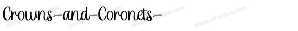 Crowns-and-Coronets字体转换