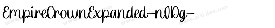 EmpireCrownExpanded-n0Dg字体转换