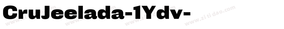 CruJeelada-1Ydv字体转换