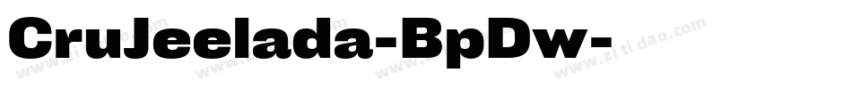 CruJeelada-BpDw字体转换